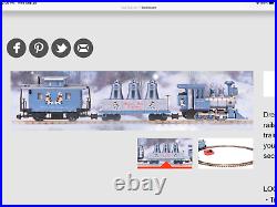 Lionel Silver Bell Express train set G Scale, Christmas train