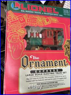 Lionel The Ornament Express Train Set 8-81017 with Box TESTED WORKS @No Santa@