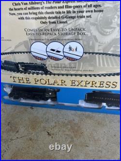 Lionel The Polar Express G Gauge Train Set Working Headlight Whistle Bell Hobo