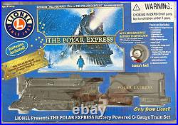Lionel The polar Express Battery Powered G Gauge Train Set 2009 Complete 7-11176