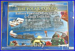 Lionel The polar Express Battery Powered G Gauge Train Set 2009 Complete 7-11176