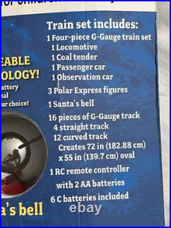Lionel The polar Express Battery Powered G Gauge Train Set 2009 Complete 7-11176