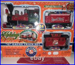 Lionel Tinzel Town Express G Gauge Christmas Starter Set 24pc Lights Sound