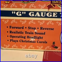 Lionel Tinzel Town Express G Gauge Christmas Starter Set 24pc Lights Sound