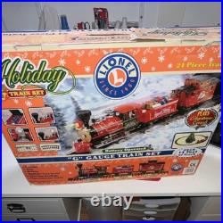 Lionel Tinzel Town Express G Gauge Christmas Starter Set 24pc Lights Sound