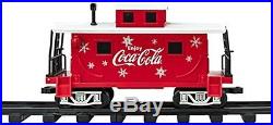 Lionel Trains Coca Cola G Gauge Train Set Metal Red Locomotive Caboose Remote