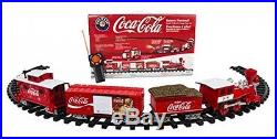Lionel Trains Coca Cola G Gauge Train Set Metal Red Locomotive Caboose Remote