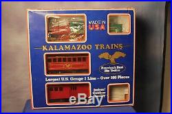 MCRR Mountain Central 4-4-0 Kalamazoo G-Gauge Train Set Original Box Rare USA
