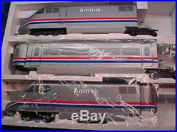 MIB LEHMANN G Scale 3pc AMTRAK METRO LINER Train Set # 91950