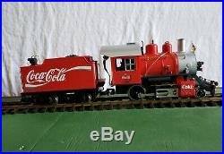 MINT LGB Coca Cola Train set, WITH SOUND chug chug bell & whistle
