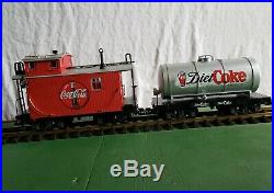 MINT LGB Coca Cola Train set, WITH SOUND chug chug bell & whistle
