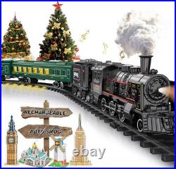 Magical Electric Train Set with Puzzles for Kids Rechargeable & Durable Design