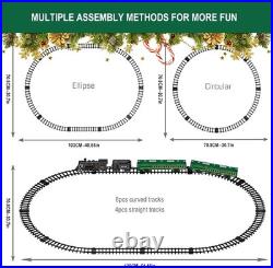 Magical Electric Train Set with Puzzles for Kids Rechargeable & Durable Design