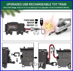 Magical Electric Train Set with Puzzles for Kids Rechargeable & Durable Design