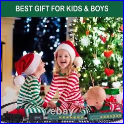 Magical Electric Train Set with Puzzles for Kids Rechargeable & Durable Design