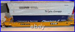Massive G scale USA Trains scale intermodal TTX 5+1 = 6-car set with containers