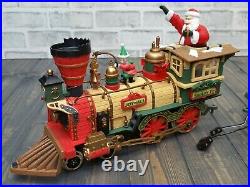 NEW BRIGHT NO. # 380 Holiday Express Animated Train Set COMPLETE