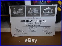 NEW BRIGHT THE HOLIDAY EXPRESS ANIMATED 387 G Scale Christmas Train Set(390)