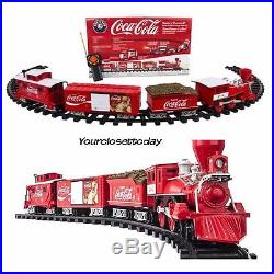 NEW Coca Cola Train Track Set Electric Sound Christmas Holiday Railroad Gift Toy