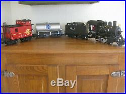 NEW Complete LGB Freight Train Starter Set #72423 Lights Work & Smokes Great