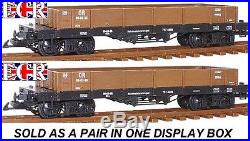 NEW G SCALE RC LOCO STARTER FREIGHT 45mm GAUGE GARDEN RAILWAY FLAT BED TRAIN SET