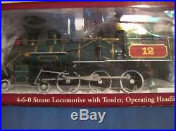 NEW HTF Bachmann Steam Engine Night Before Christmas Train Set G Gauge 4-6-0
