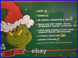 NIB Dr. Seuss The Grinch Holiday Express Train Set Collector's Edition, 36 Pc