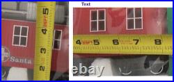 NIB NOS vtg 90s New Bright Toys SANTA FE Express TRAIN SET G-scale #186 /Works