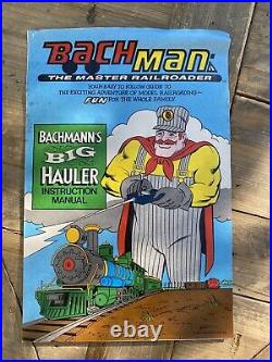 NOS Vintage 1988 Bachmann Big Hauler ATSF RC Train Set #90100 Rare Opportunity