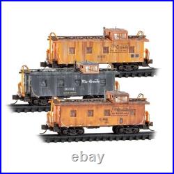 N Scale MICRO TRAINS 983 02 288 DRGW Den Rio G Western Weathered Caboose set