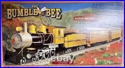 New Bachmann The Bumble Bee Big Hauler G-scale Four Car Train Set #90032