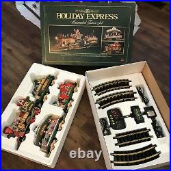 New Bright 1996 Holiday Express Animated Train Set 380 G Scale Complete VIDEO