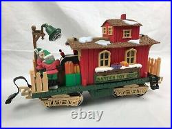 New Bright 1996 Holiday Express Animated Train Set 380 G Scale Complete VIDEO