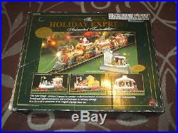 New Bright 2005 Holiday Express Animated Train Set #387 Works Great