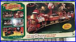 New Bright 376WG MUSICAL ANIMATED SANTALAND TRAIN SET Electric 1998