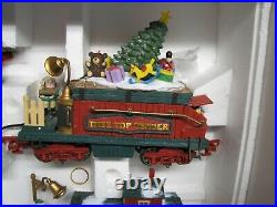 New Bright 380 Holiday Express Christmas Electric Animated Train Set G ga 1996