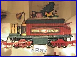 New Bright 384 Holiday Express Animated/sound Christmas Electric Train Set