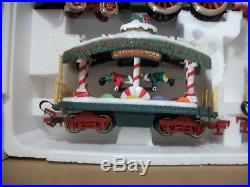 New Bright 384 Holiday Express Christmas Electric Animated Train Set G 2001