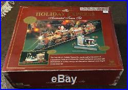 New Bright 385S Holiday Express Christmas Electric Animated Train Set 100% NICE