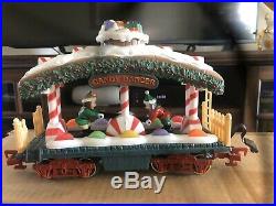 New Bright 385 Musical Holiday Express Christmas Electric Animated Train Set