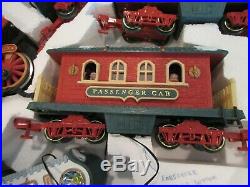 New Bright 385 Musical Holiday Station Christmas Electric Train Set