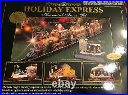 New Bright 387 Holiday Express Electric Animated CHRISTMAS 6 Car Train