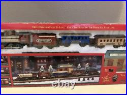 New Bright Bedford Falls Express Christmas Train Set It's A Wonderful Life Sound