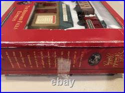 New Bright Bedford Falls Express Christmas Train Set It's A Wonderful Life Sound