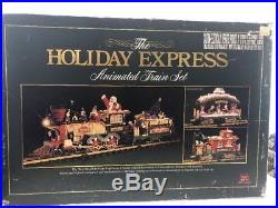 New Bright Christmas The HOLIDAY EXPRESS Animated Train Set #380 1996 MINT COND