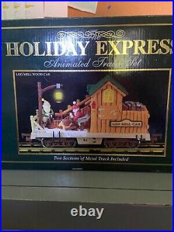 New Bright Christmas The HOLIDAY EXPRESS Animated Train Set with 4 extra Cars