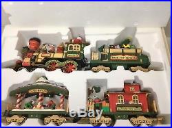 New Bright HOLIDAY EXPRESS ANIMATED TRAIN SET 380 G Scale Christmas 1996 Edition