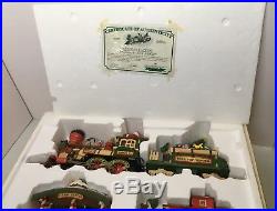 New Bright HOLIDAY EXPRESS ANIMATED TRAIN SET 380 G Scale Christmas 1996 Edition