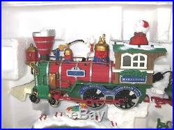 New Bright Holiday Dillard's Animated Christmas Train Set Electronic SEE DETAIL