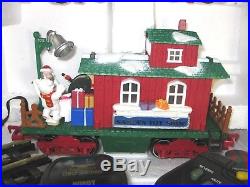 New Bright Holiday Dillard's Animated Christmas Train Set Electronic SEE DETAIL